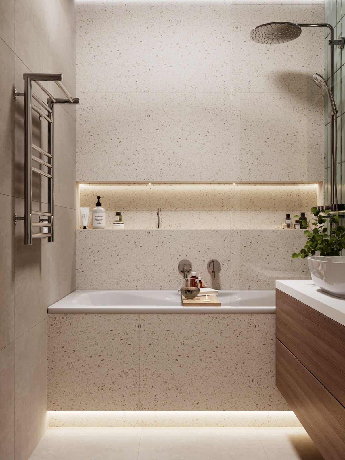 Трехкомнатная квартира в городе Дубнаа