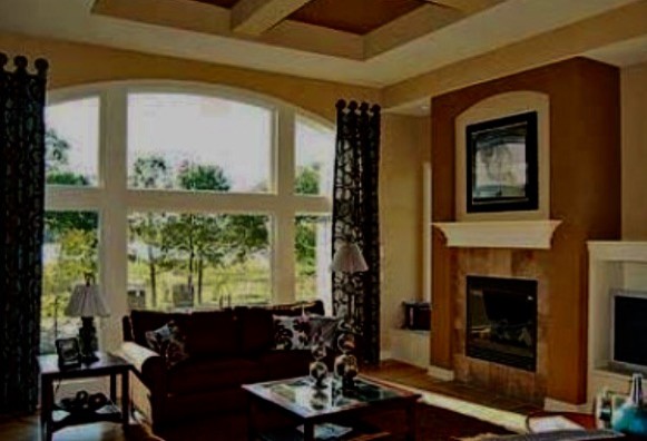 Transitional home design photo in Chicago