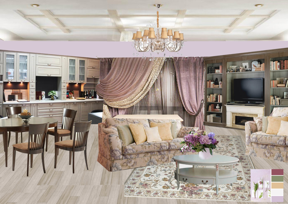 Гостиная-кухня 6