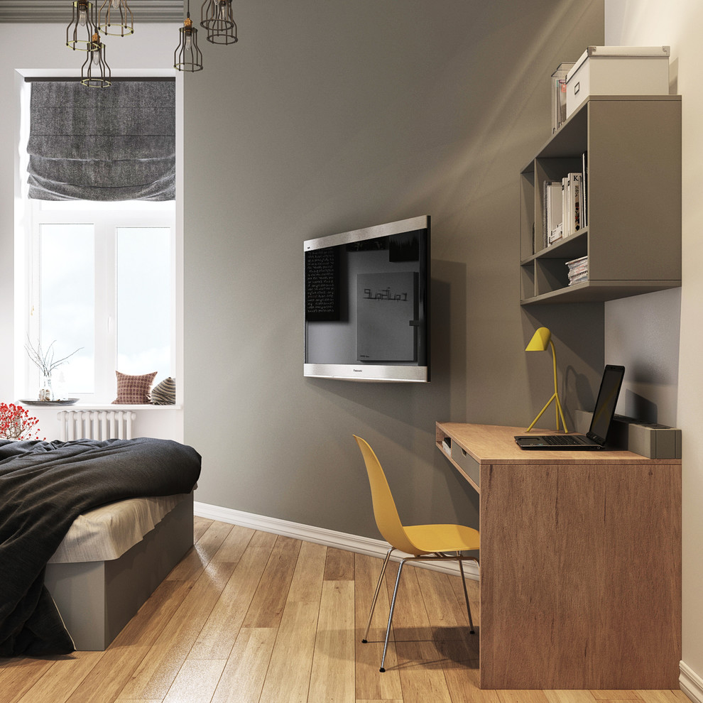 спальня в скандинавском стиле