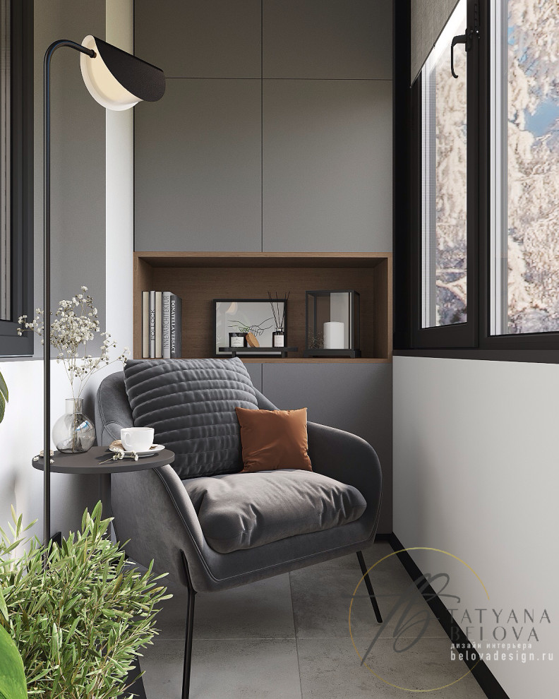 Современный стиль с элементами лофта, 80 м2