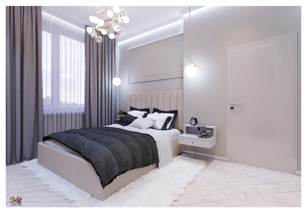 ПРОЕКТ КВАРТИРЫ В СТИЛЕ ГРЕЙЖ.