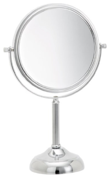 Jerdon Jp916c 6 Inch Tabletop Two Sided Swivel Vanity Mirror With Tabletop Two Sided Swivel Vanity Mirror