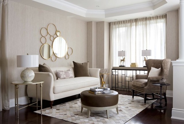 Elegant livingroom trendy-dagligstue