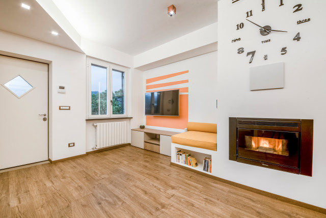 Parole d'ordine: Colore! modern-vardagsrum