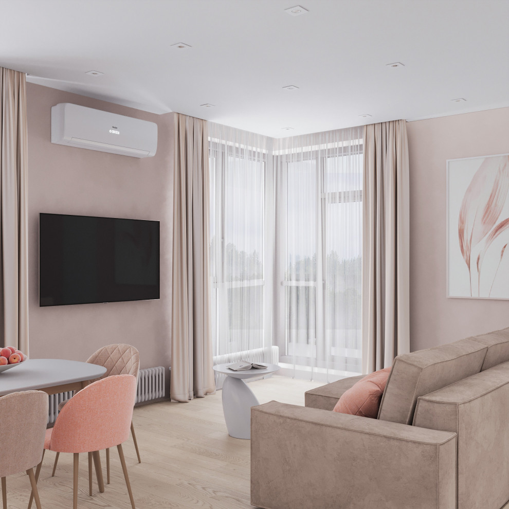 Проект "Персиковый минимализм"