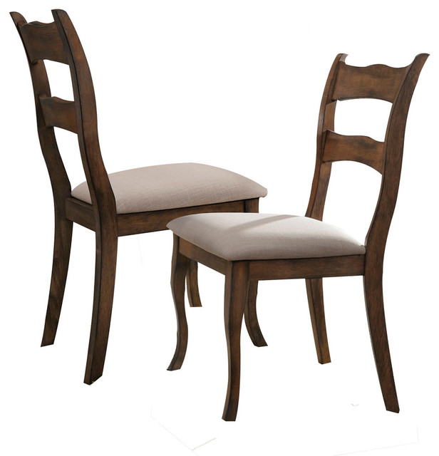 Alice Transitional Dining Side Chair, Set of 2 Transitional Dining Chairs by Furniture