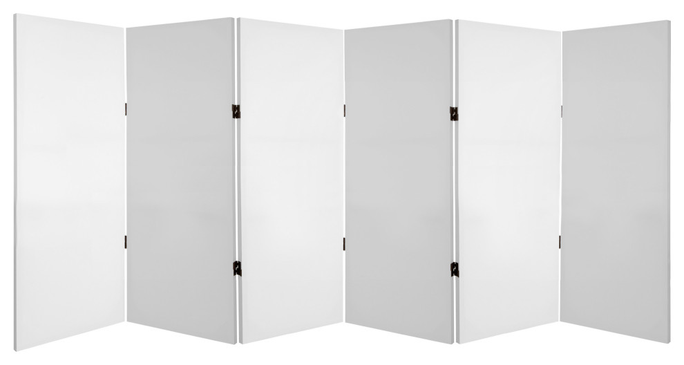 3' Tall Do It Yourself Canvas Room Divider Contemporary Screens And