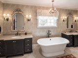 French Country Bathroom by Kirkshire Design Group