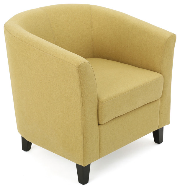 Prescott Tub Design Club Chair Midcentury Armchairs And Accent Prescott Tub Design Club Chair Yellow Green Fabric