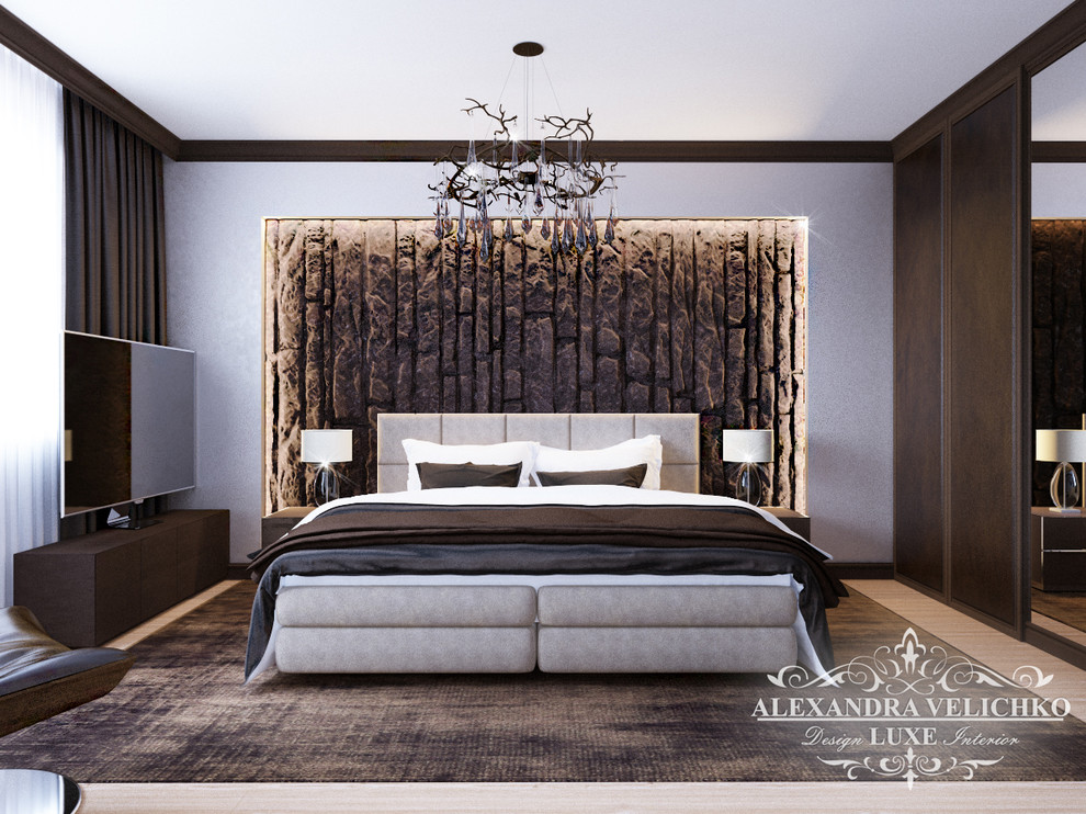 Мужская спальня в Tribeka apatments