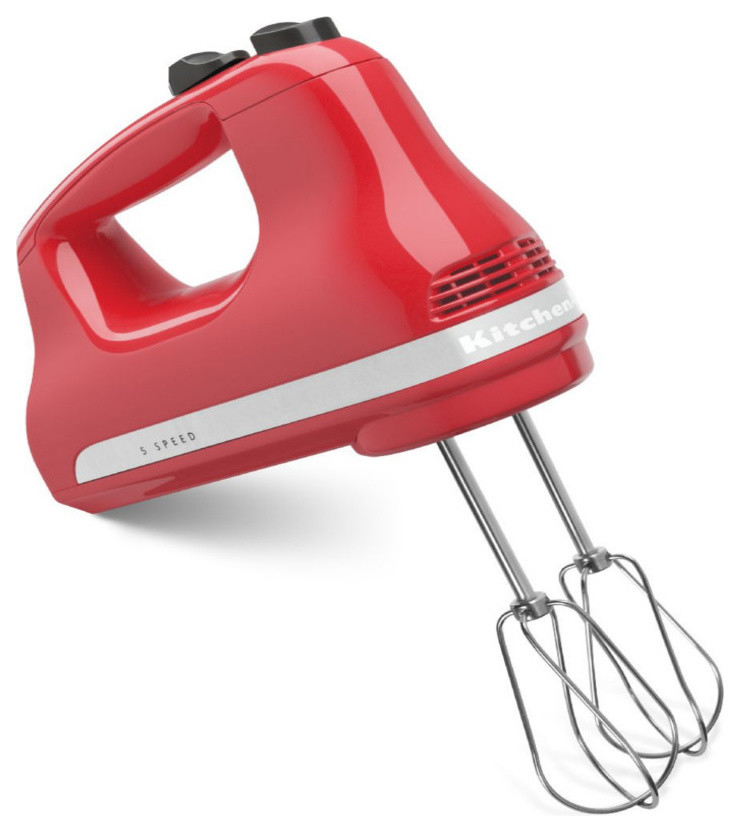 KitchenAid KHM512WM Watermelon 5Speed Ultra Power Hand Mixer Contemporary Mixers by