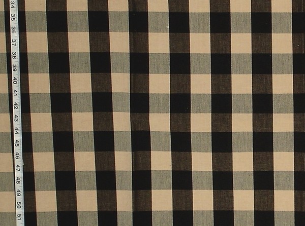 Buffalo Check Fabric Tan Black Natural Rt Lym Dl07 Farmhouse Buffalo Check Fabric Tan Black Natural Rt Lym Dl07 Standard Cut