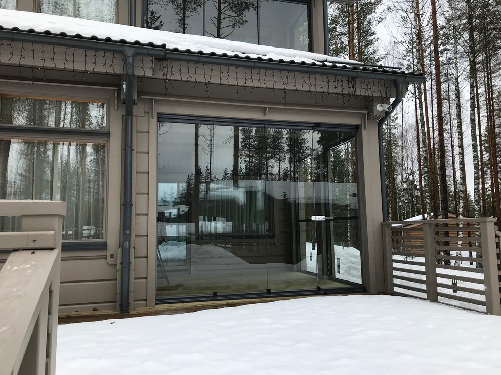 Финское остекление дома HONKA