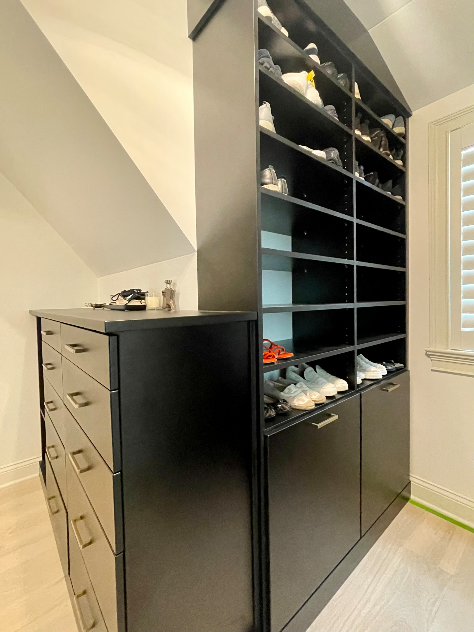 Getting the most Closet from an Attic - Black