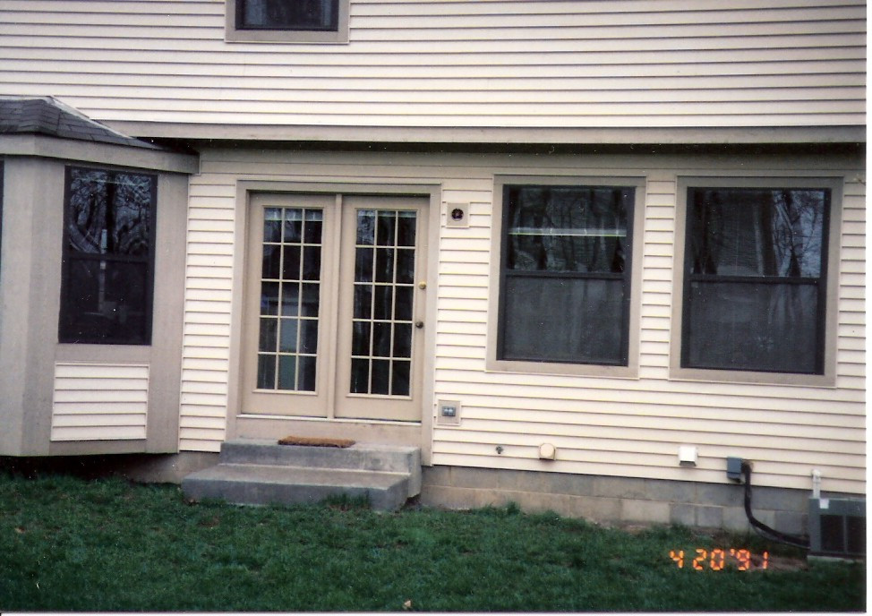 Exterior First Floor Deck Construction