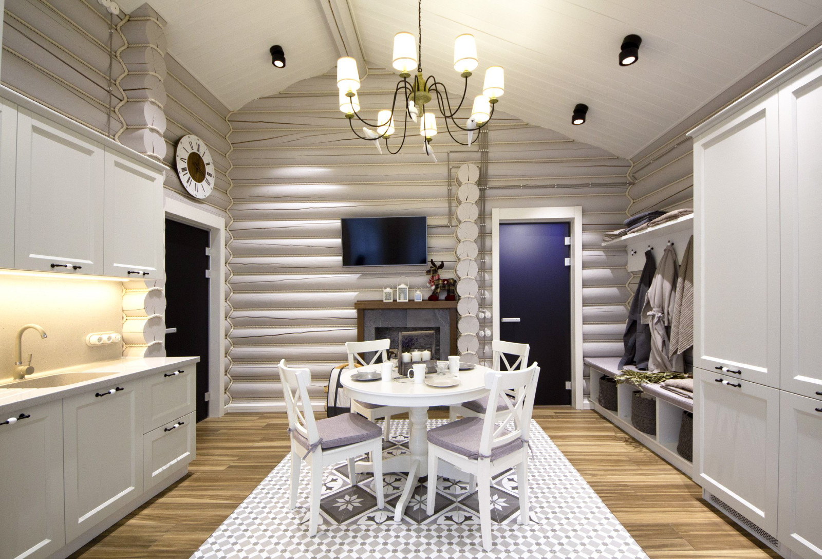 Городская квартира и баня, Дизайнер Евгения Лазарева