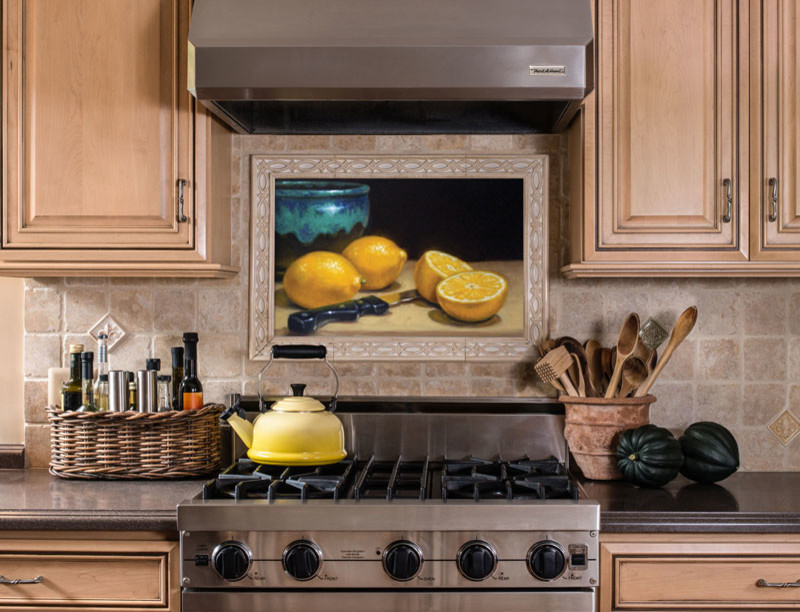 Inspiration for a modern kitchen remodel in Detroit