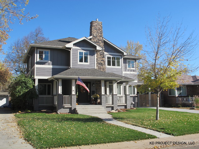 After: Front Elevation american-craftsman-haeuser