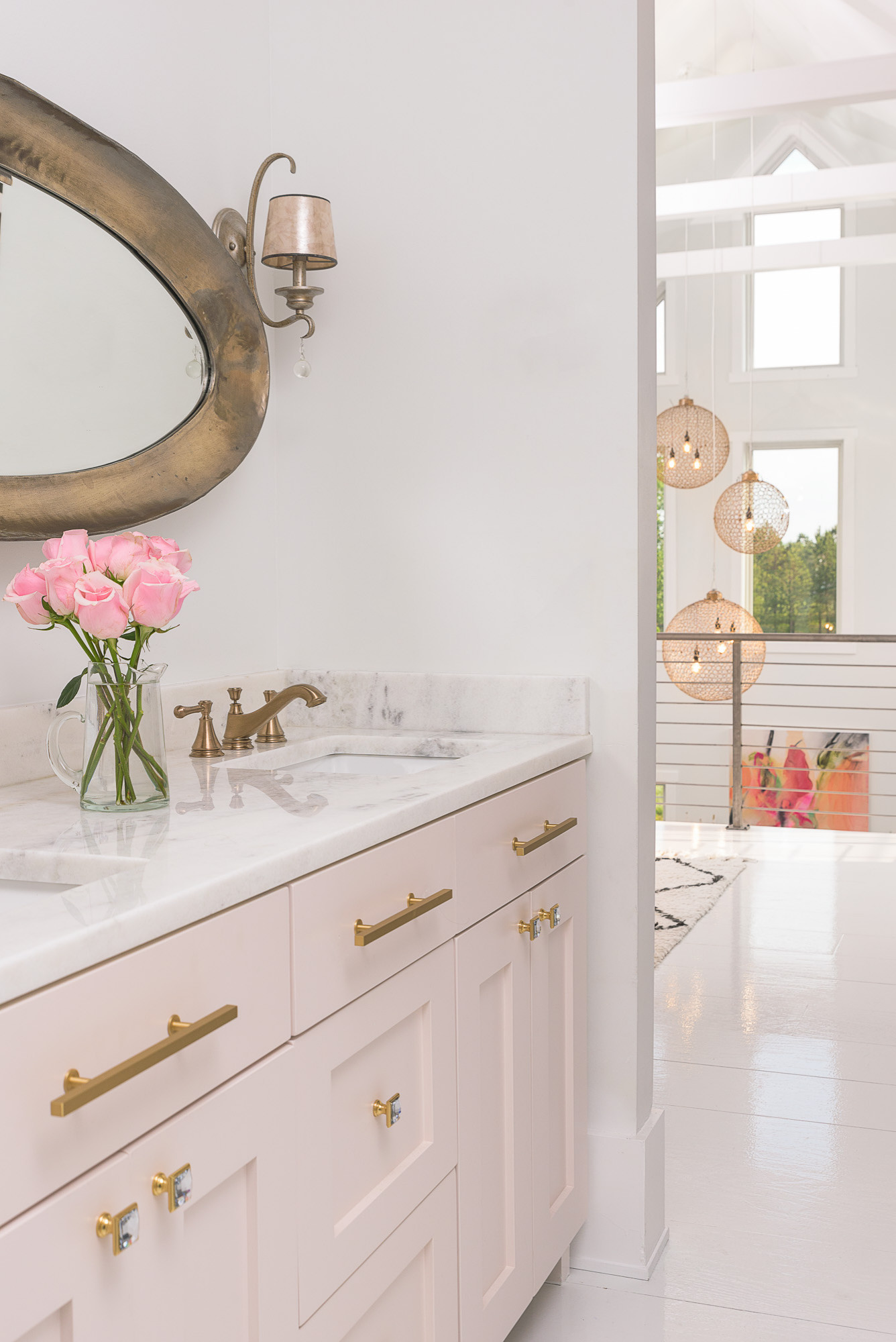 Pink And Gold Bathroom Ideas Houzz