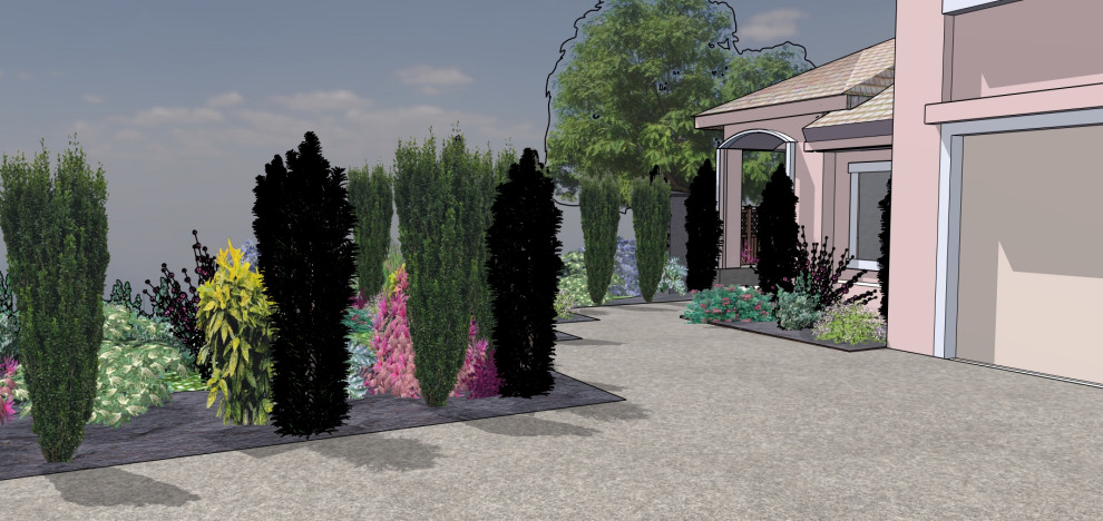 Final Design: Front Yard Design for a Silicon Valley Residence
