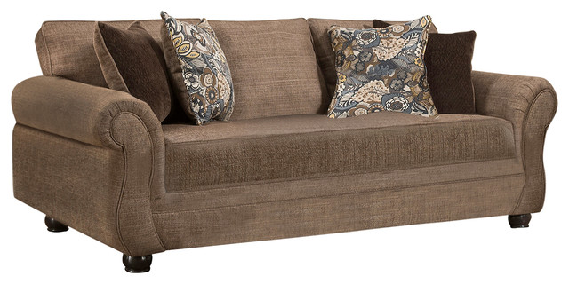 Simmons Upholstery Emory Brownstone Sofa Traditional Sofas By Simmons Upholstery Emory Brownstone Sofa