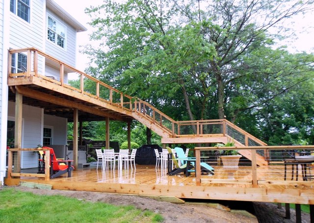 Multi-level Deck - Traditional - Deck - Other - by Concept Design