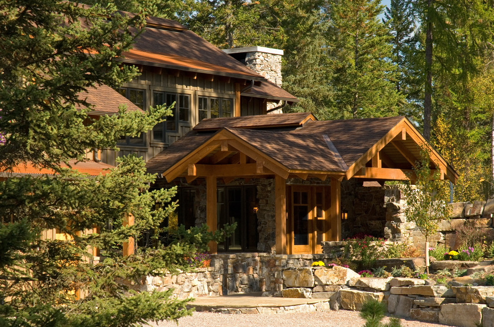 Birch Creek Timber Frame - Rustic - Other - by Rocky Mountain Homes ...