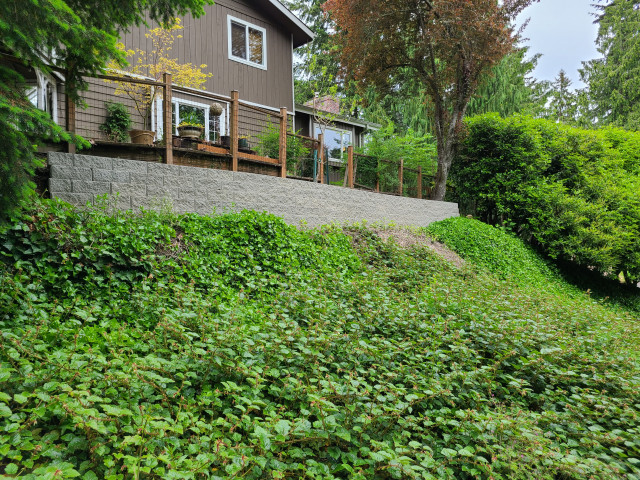 Retaining Wall System garden
