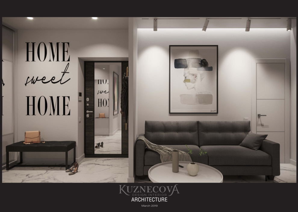 Дизайн проекта квартиры 60 кв.м.