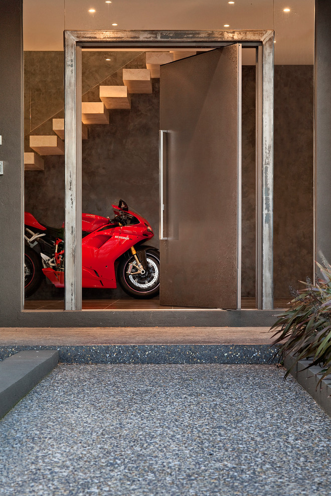 This is an example of a modern garage in Melbourne.