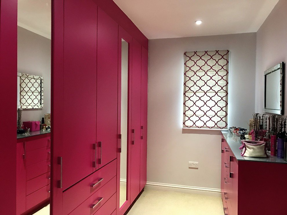 Photo of a small contemporary storage and wardrobe in Other.