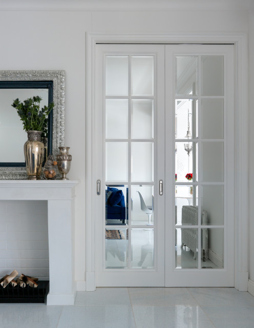 White Studio Apartment eklektisk-dagligstue