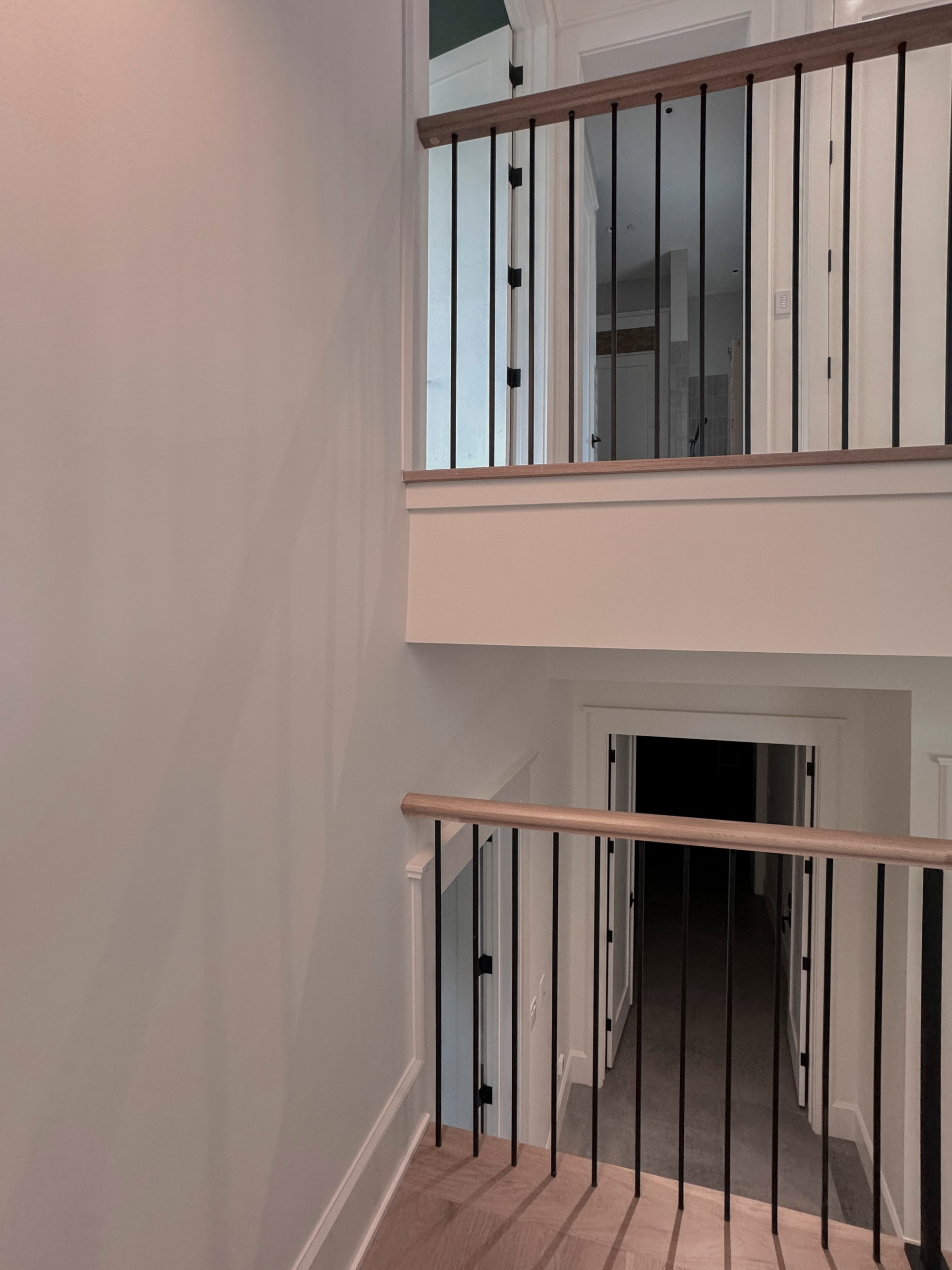 122_Modern Steel & Wood Floating Staircase, Arlington VA 22207