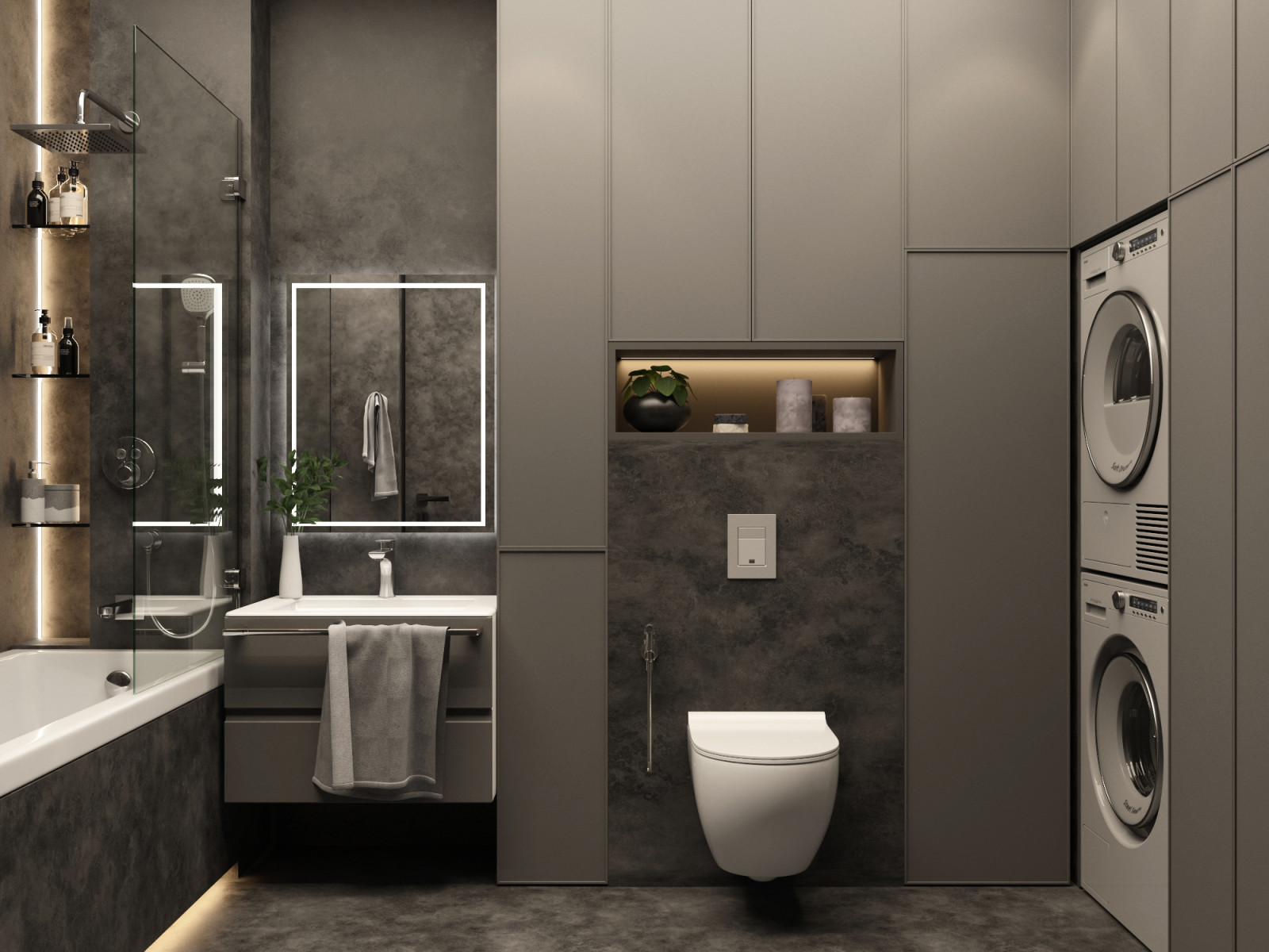 Дизайн-проект квартиры 50 кв.м. Хабаровск