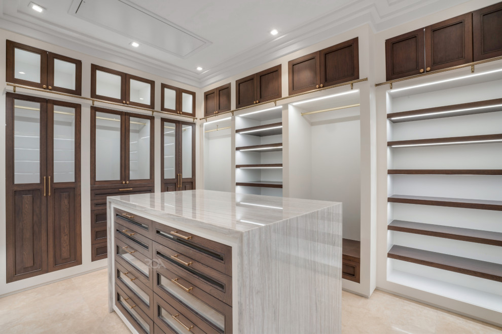 Custom Master Wardrobe - Island - Contemporary - Closet - Miami - by ...