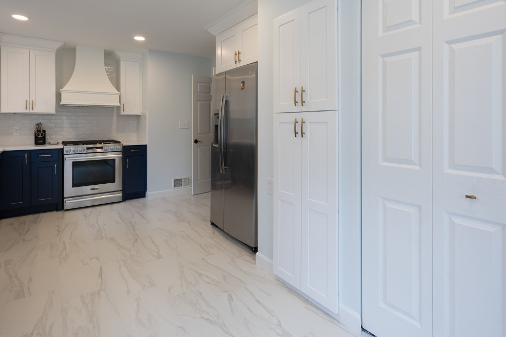 Marietta Kitchen Blue Cabinets