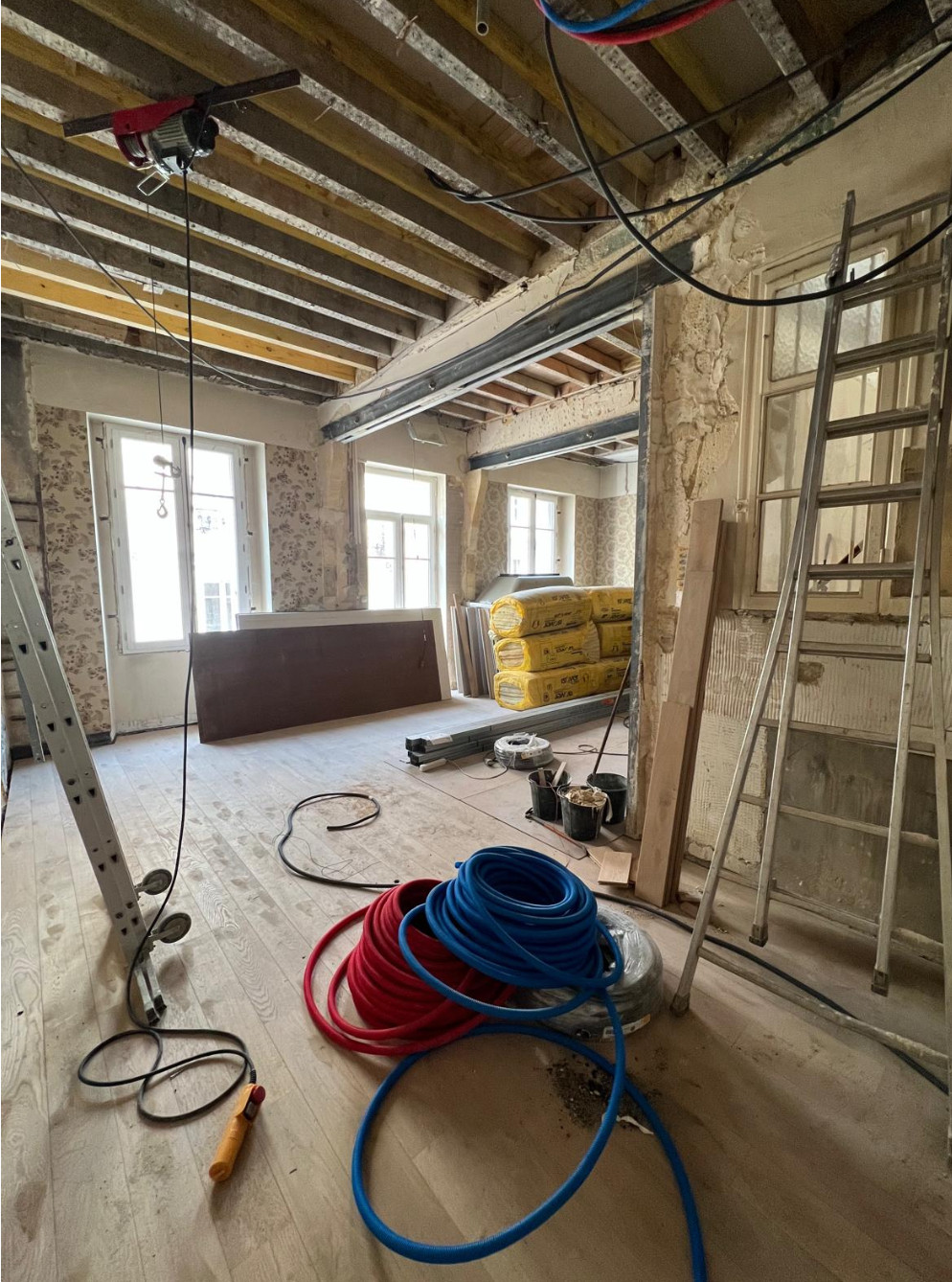 Projet Saint-Michel - Rénovation complète d'une maison de ville