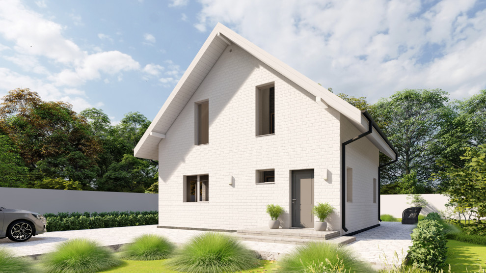 Мансардный дом 90м2