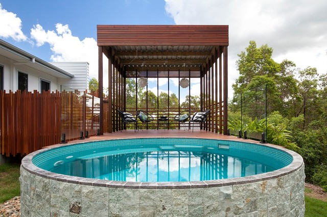 Pool Deck tropisk-terrasse