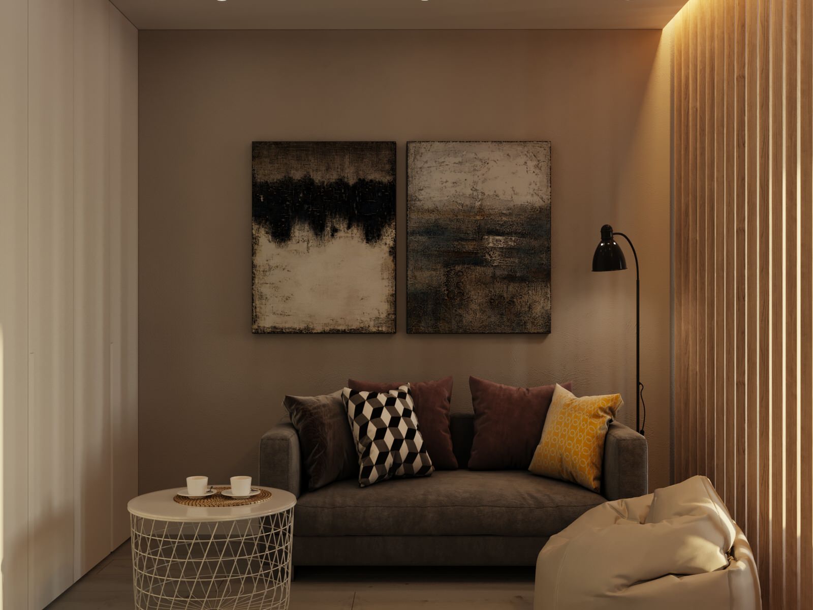 Дизайн-проект 1 комнотной квартиры