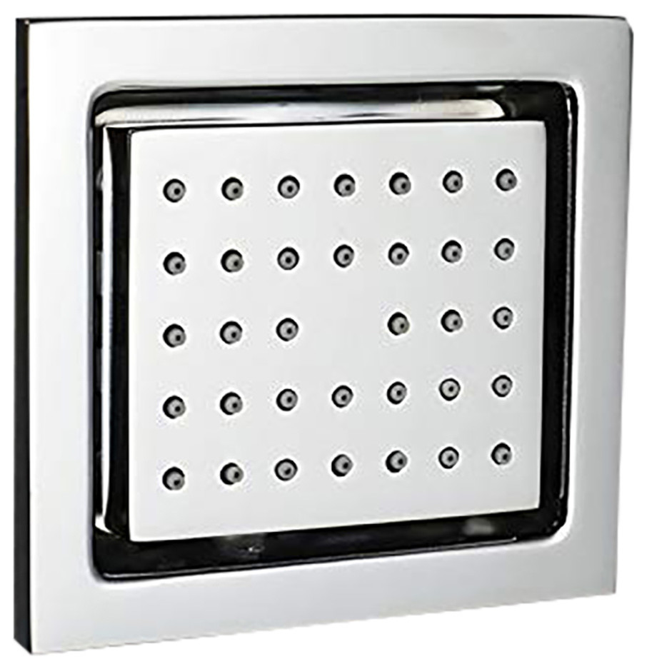 Solid Brass Chrome Square Body Spray Shower Jets Unit Price