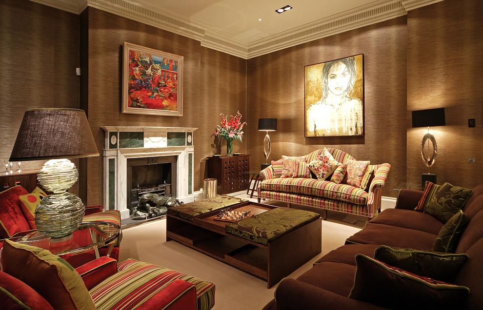 Inspiration for an eclectic living room in West Midlands.
