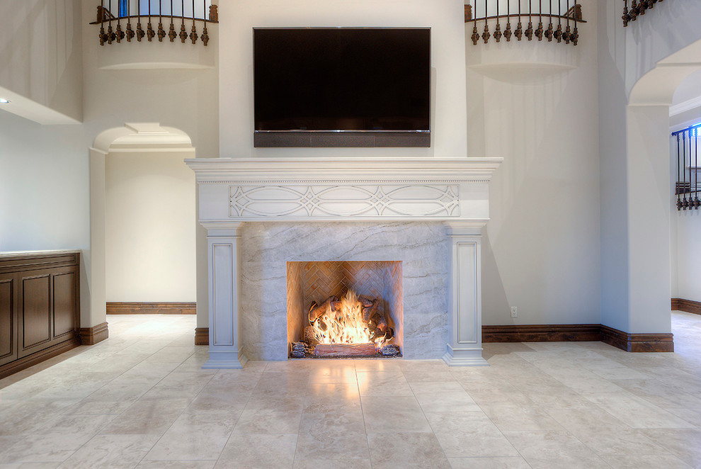Indoor Fireplaces Traditional Living Room Phoenix by Fratantoni Interior Designers