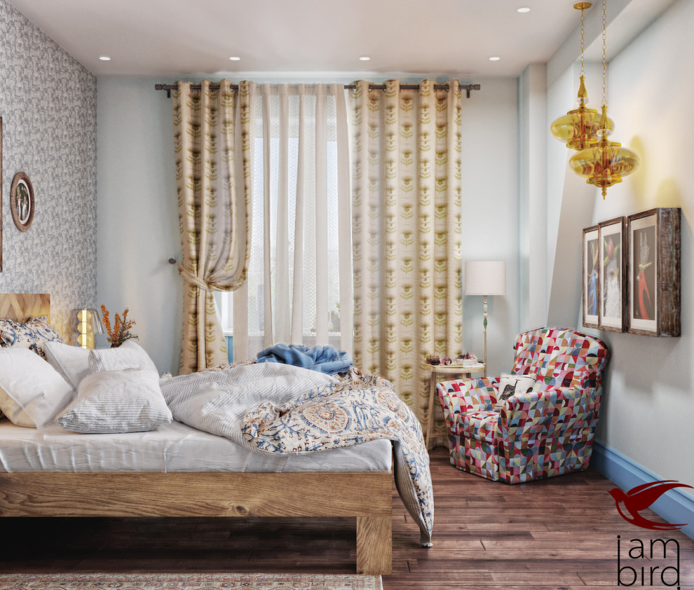 Бохо-Шик в историческом районе Москвы 80 кв.м