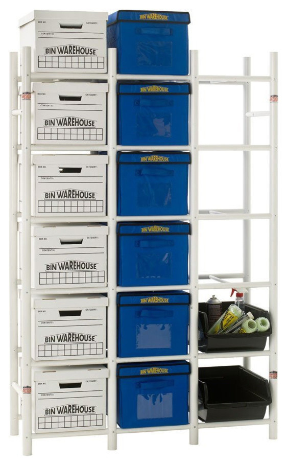 File Box Storage Shelves - Contemporary 