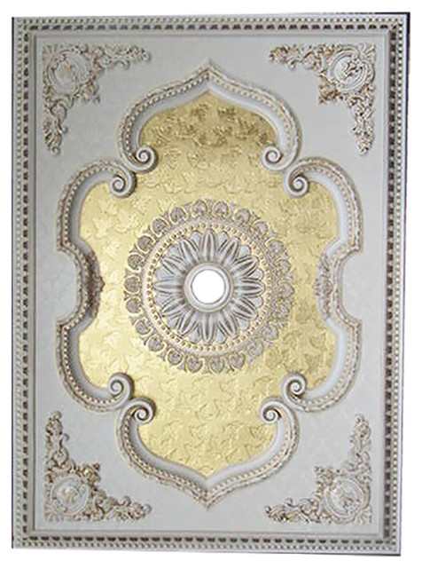 Artistry Lighting Ceiling Medallion Rectangular Collection Antique White