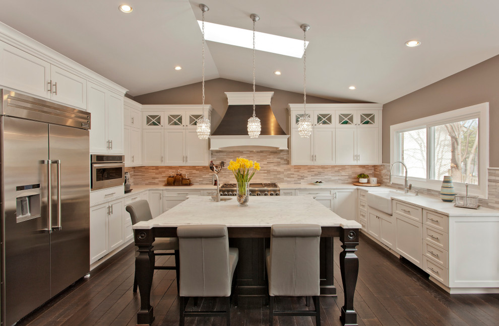 Potomac Dream White Kitchen Renovation