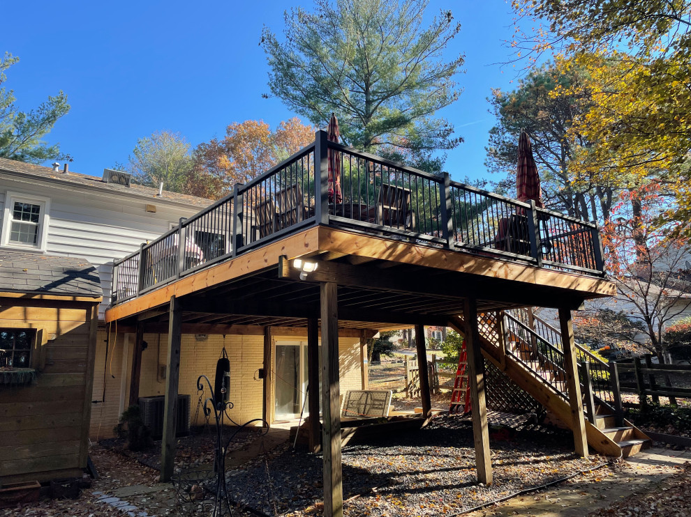 Composite deck boards replacement