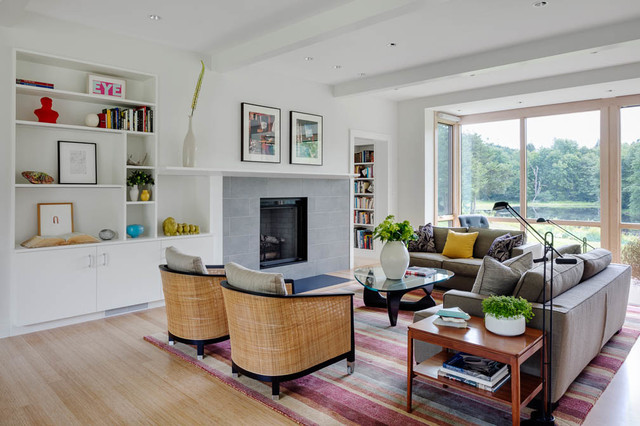 Custom Home and studios contemporaneo-salon